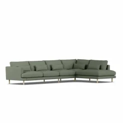 Bredhult soffa Same Forest 6677-vitoljad ek 4-sits B1