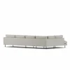 Bredhult soffa Same Grey 6673-svart stål 4-sits B2