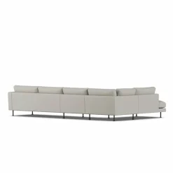 Bredhult soffa Same Grey 6673-svart stål 4-sits B2
