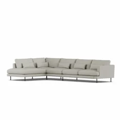 Bredhult soffa Same Grey 6673-svart stål 4-sits B2