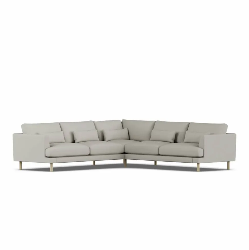 Bredhult soffa Same Grey 6673-vitoljad ek hörnsoffa F