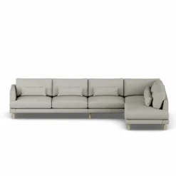 Bredhult soffa Same Grey 6673-vitoljad ek 4-sits B1