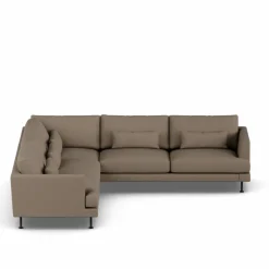 Bredhult soffa Same Mole 6674-svart stål hörnsoffa F