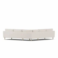 Bredhult soffa Same Off White 6671-vitoljad ek hörnsoffa F