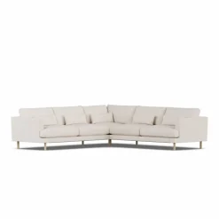 Bredhult soffa Same Off White 6671-vitoljad ek hörnsoffa F