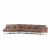 Bredhult soffa Same Rust 6675-svart stål 4-sits B2