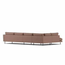 Bredhult soffa Same Rust 6675-svart stål 4-sits B2