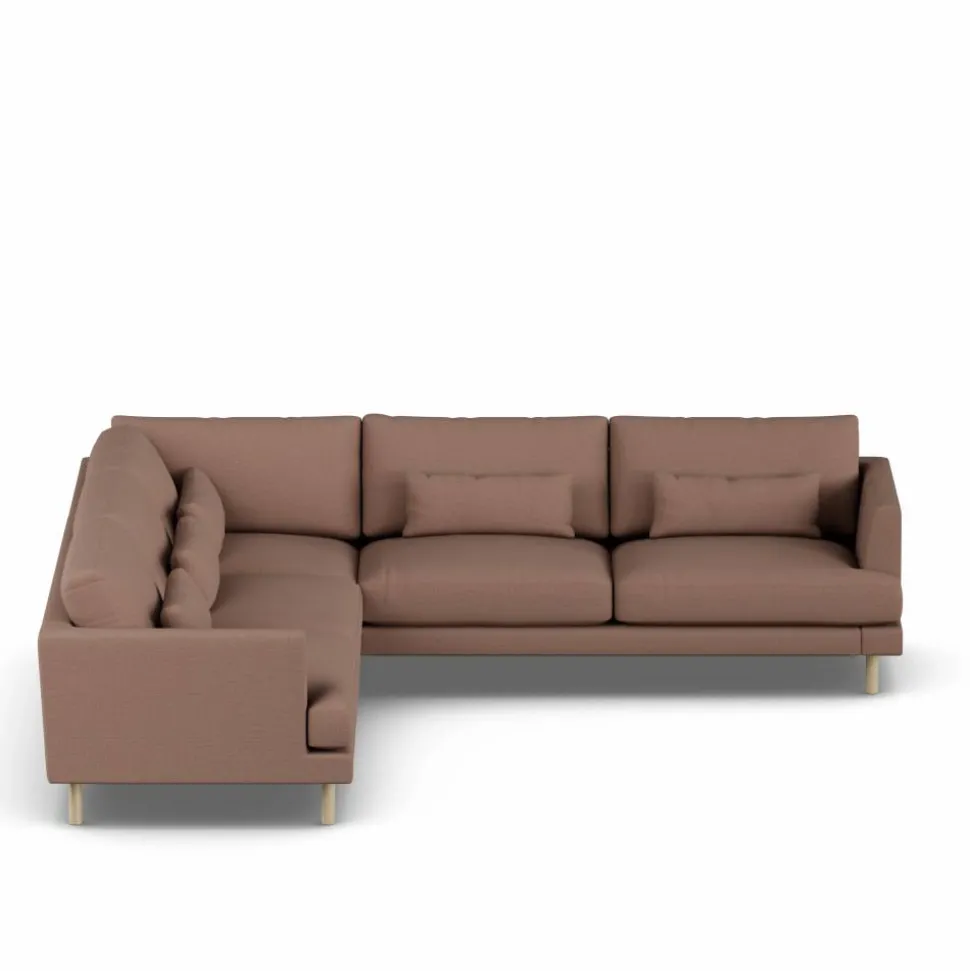 Bredhult soffa Same Rust 6675-vitoljad ek hörnsoffa F