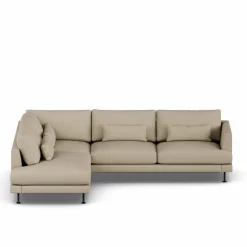Bredhult soffa Same Sand 6672-svart stål 3-sits A2