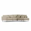 Bredhult soffa Same Sand 6672-svart stål 3-sits A1