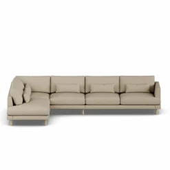 Bredhult soffa Same Sand 6672-vitoljad ek 4-sits B2