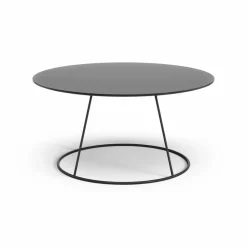 Breeze bord slät skiva Ø80 cm Svart