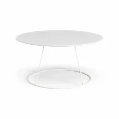 Breeze bord slät skiva Ø80 cm Vit