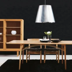 Brygga skrivbord 50x125 cm Svartbets ask col.11