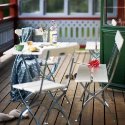 Bryggeribord Vit lack ek-varmförzinkad