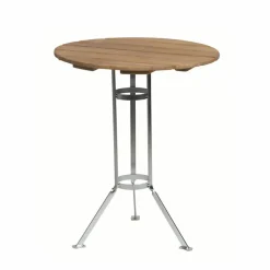 Bryggeri trefotsbord Teak-varmförzinkat stativ