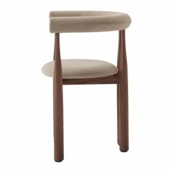 Bukowski karmstol klädd Walnut Megan 26 Beige