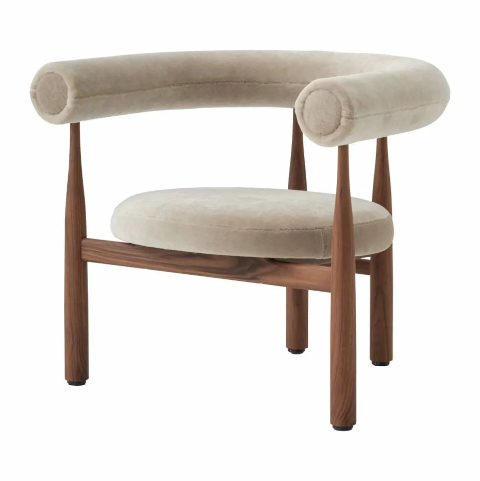 Bukowski Lounge Chair Walnut Rest 23