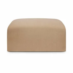 Bulky fotpall Light sepia 80x60 cm