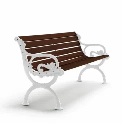Byarum soffa Furu brun lasyr vitt stativ 155 cm