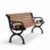 Byarum soffa Mahogny svart stativ 155 cm
