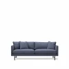 Calmo 5622 soffa 2-sits Sunniva 783-svart stål