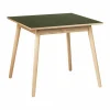 C35A matbord 82x82 cm Olive linoleum-oak nature waterbased laquer