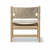 Canvas 21 karmstol Naturell canvas-ljus oljad ek