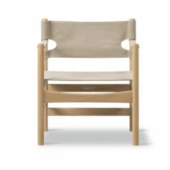 Canvas 21 karmstol Naturell canvas-ljus oljad ek