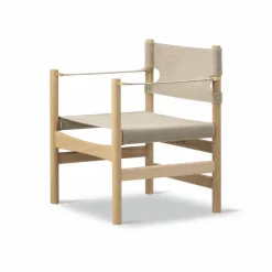 Canvas 21 karmstol Naturell canvas-ljus oljad ek