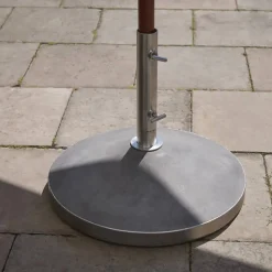 Capri parasollfot concrete/stainless steel 30kg