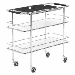 Cargo Support serveringsvagn Vit laminat-krom