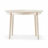 Carl matbord delbart Ø115 cm Björk ljus mattlack