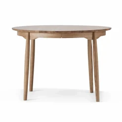 Carl matbord delbart Ø115 cm Ek naturell olja