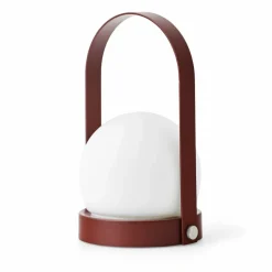 Carrie portabel bordslampa Burned red