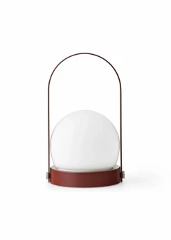 Carrie portabel bordslampa Burned red