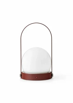 Carrie portabel bordslampa Burned red