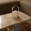 Carrie portabel bordslampa Borstad aluminium