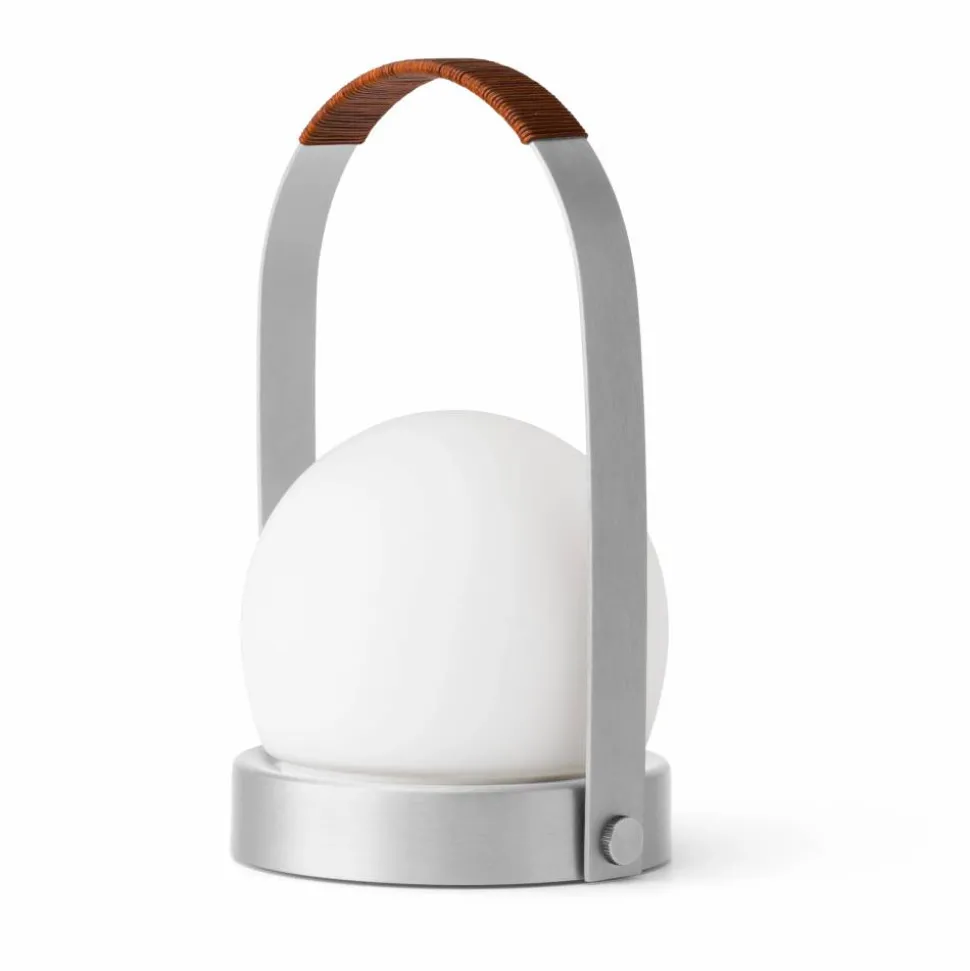 Carrie portabel bordslampa Borstad aluminium