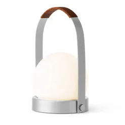 Carrie portabel bordslampa Borstad aluminium