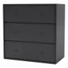CARRY byrå 3 lådor Anthracite