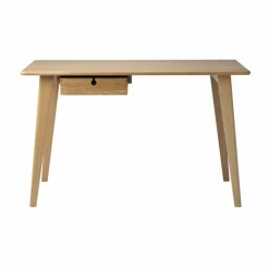 C67 Butler skrivbord Oak nature lacquered 60x120 cm