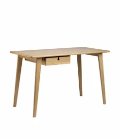C67 Butler skrivbord Oak nature lacquered 60x120 cm