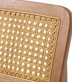 C-chair Outdoor stol All french cane-natural teak