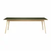 C35C matbord 95x220 cm Olive linoleum-oak nature waterbased laquer