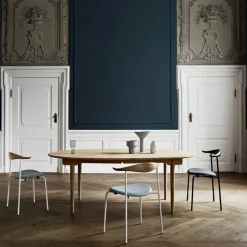 CH338 matbord med plats för 2 ilägg Oljad ek