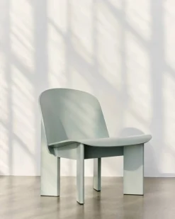 Chisel lounge chair Eucalyptus lackad bok