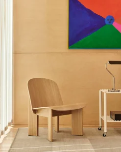 Chisel lounge chair Lackad ek