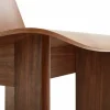 Chisel lounge chair Lackad valnöt