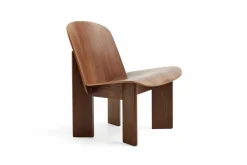 Chisel lounge chair Lackad valnöt